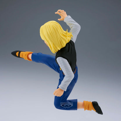 Set 2 figuras Android 18 & Mr. Satan Match Makers Dragon Ball Z 11-8cm