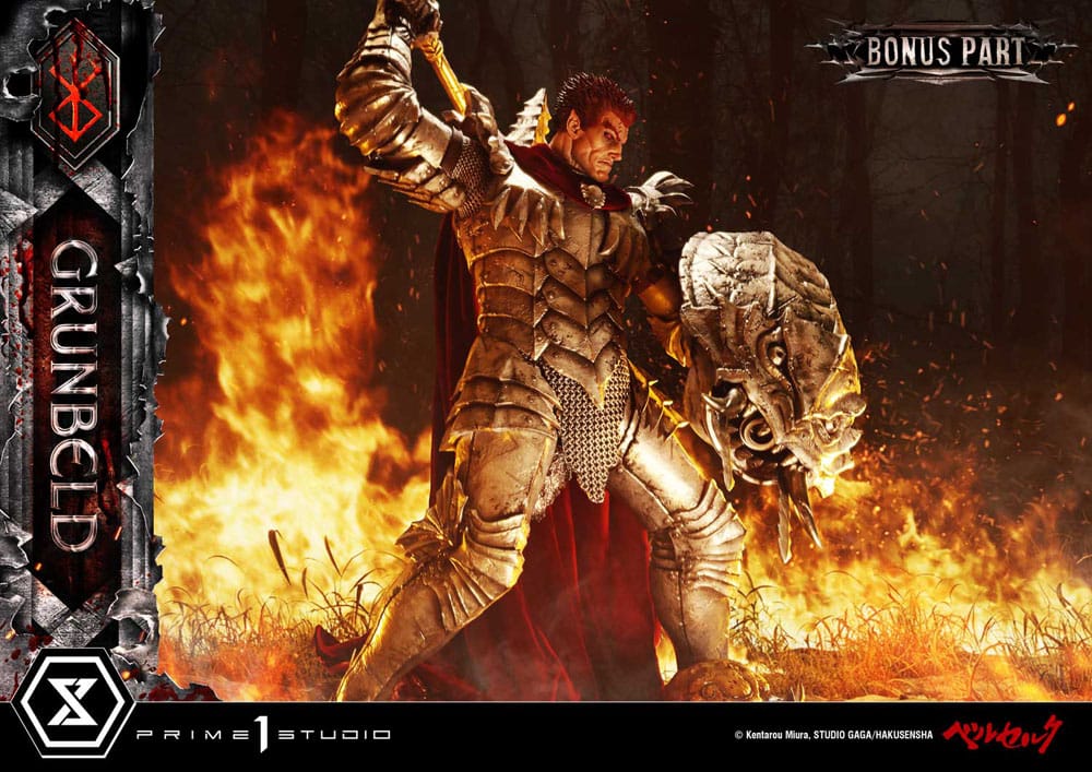 Berserk Estatua Ultimate Premium Masterline Series 1/4 Grunbeld Grunbeld vs. Guts Bonus Version 107 cm