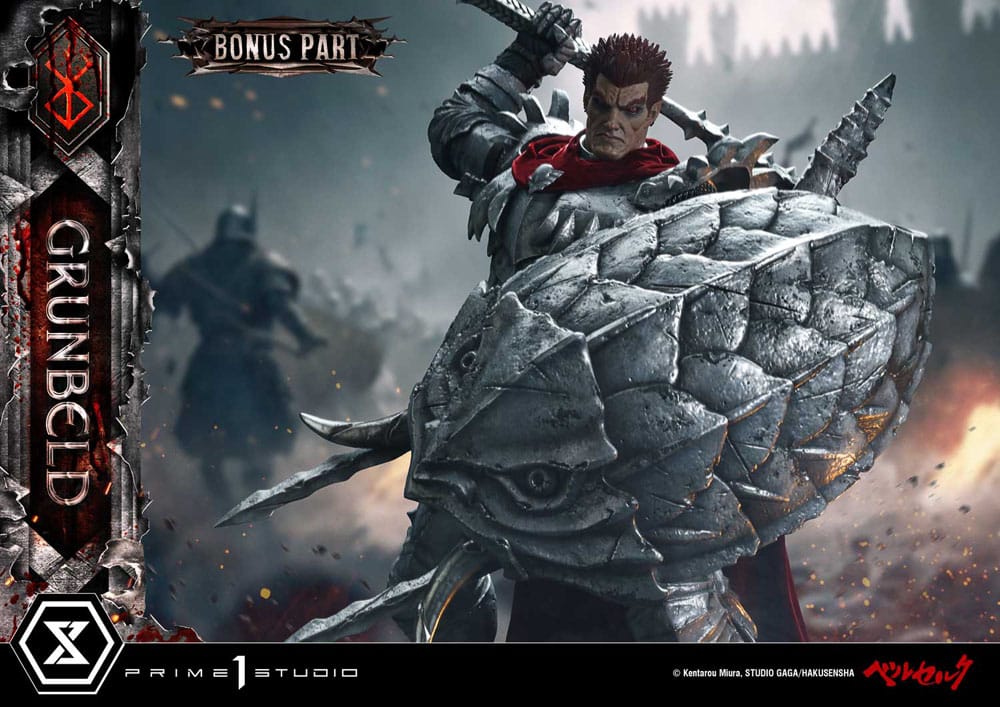 Berserk Estatua Ultimate Premium Masterline Series 1/4 Grunbeld Grunbeld vs. Guts Bonus Version 107 cm