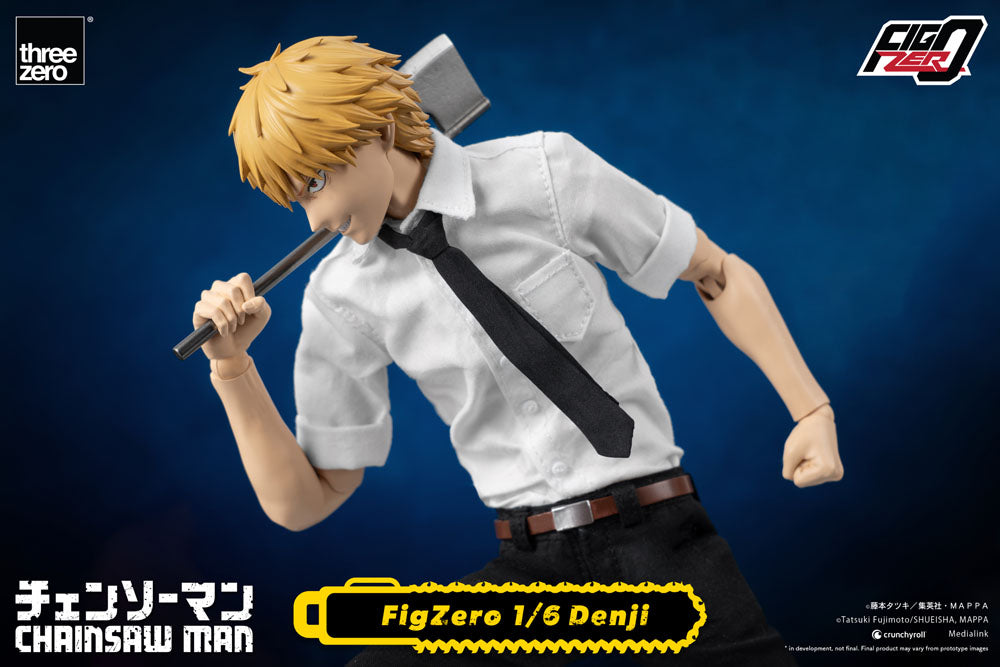 Chainsaw Man FigZero Figura 1/6 Denji 29 cm   Threezero