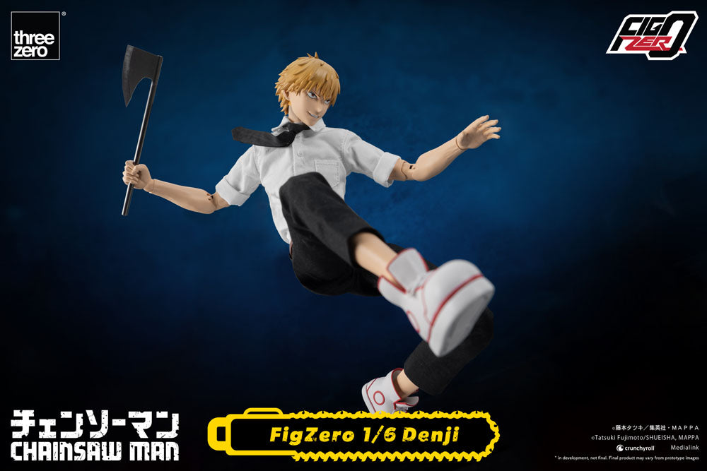 Chainsaw Man FigZero Figura 1/6 Denji 29 cm   Threezero