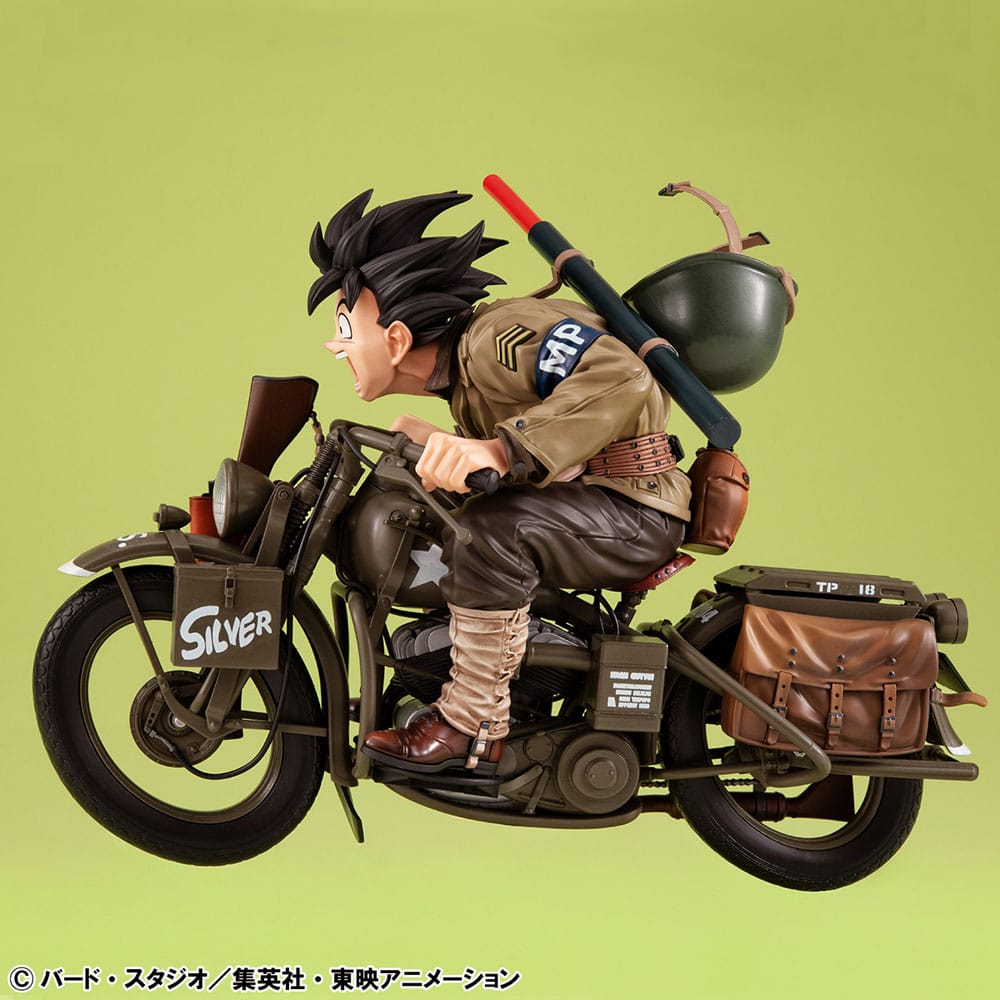 Dragonball Z 05 Desktop Real McCoy Diorama PVC Son Goku & Bike 18 cm   Megahouse