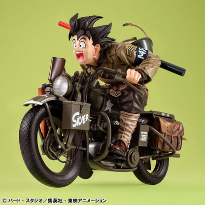 Dragonball Z 05 Desktop Real McCoy Diorama PVC Son Goku & Bike 18 cm   Megahouse