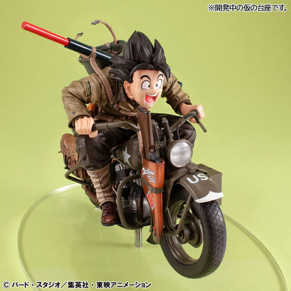 Dragonball Z 05 Desktop Real McCoy Diorama PVC Son Goku & Bike 18 cm   Megahouse