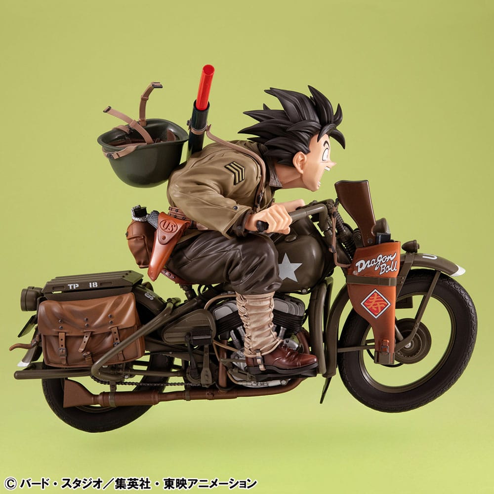 Dragonball Z 05 Desktop Real McCoy Diorama PVC Son Goku & Bike 18 cm   Megahouse