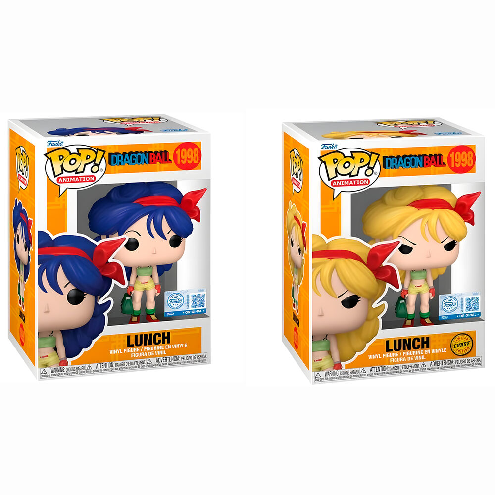 Pack 2 Figura POP Dragon Ball Lunch Exclusive + 1 Chase   FUNKO