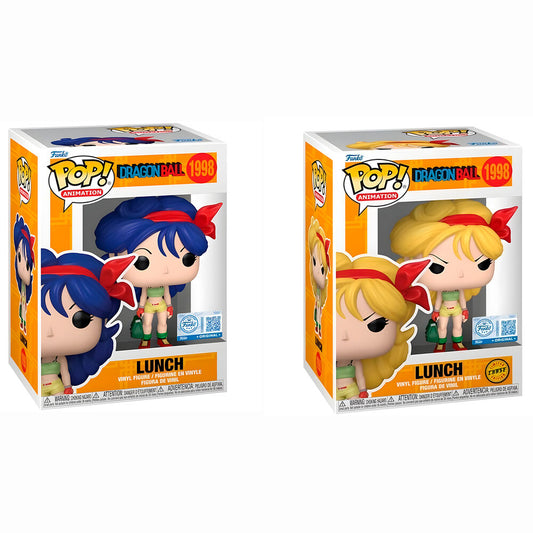 Pack 2 Figura POP Dragon Ball Lunch Exclusive + 1 Chase   FUNKO