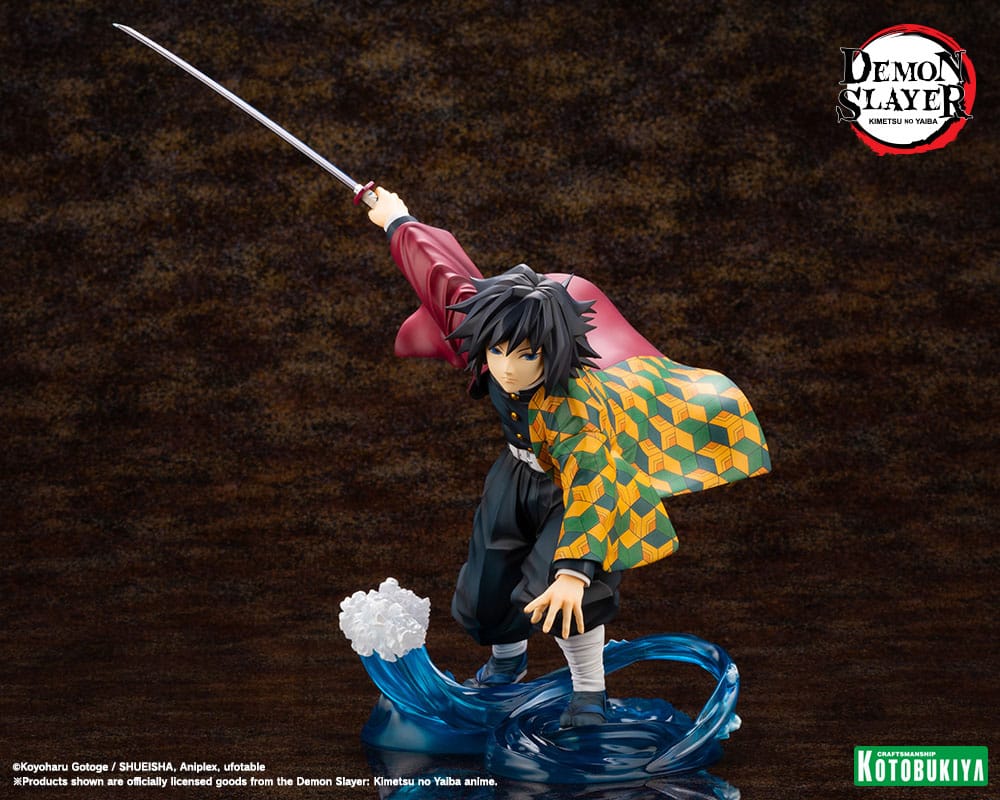Demon Slayer: Kimetsu no Yaiba Estatua ARTFXJ PVC 1/8 Giyu Tomioka 21 cm (RE-EDICIÓN)   Kotobukiya