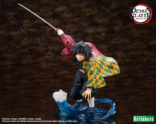 Demon Slayer: Kimetsu no Yaiba Estatua ARTFXJ PVC 1/8 Giyu Tomioka 21 cm (RE-EDICIÓN)   Kotobukiya