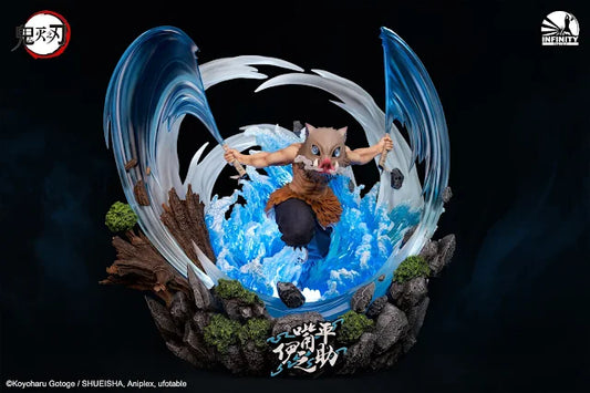 Kimetsu No Yaiba Infinity Studio Hashibira Inosuke 1/4 Licensed Resin Statue