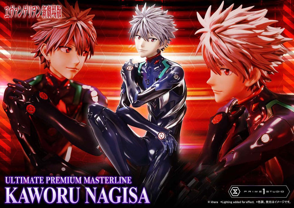 Neon Genesis Evangelion Estatua Ultimate Premium Masterline Series 1/4 Kaworu Nagisa Bonus Ver. 47 cm