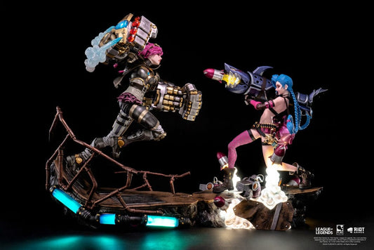 League of Legends Pack de 2 Estatuas 1/6 Vi & Jinx   PURE ARTS