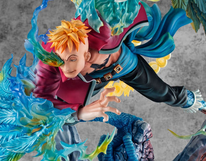One Piece Estatua PVC P.O.P. MAS Maximum Marco the Phoenix Leader of 1st group of Whitebeard Pirates 32 cm   Megahouse