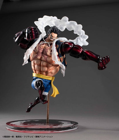One Piece Figura Action Heroes Nami Monkey D. Luffy Gear 4 Boundman 20 cm   Megahouse
