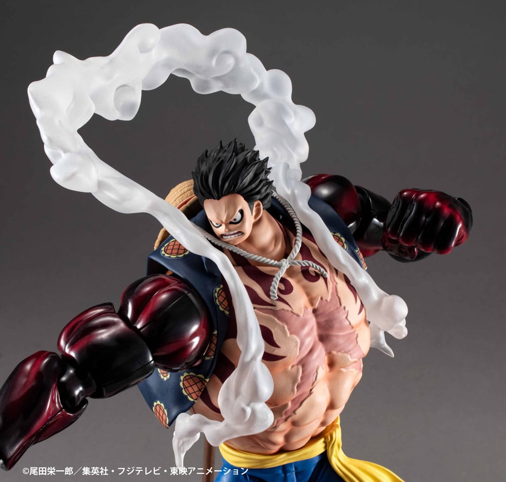 One Piece Figura Action Heroes Nami Monkey D. Luffy Gear 4 Boundman 20 cm   Megahouse
