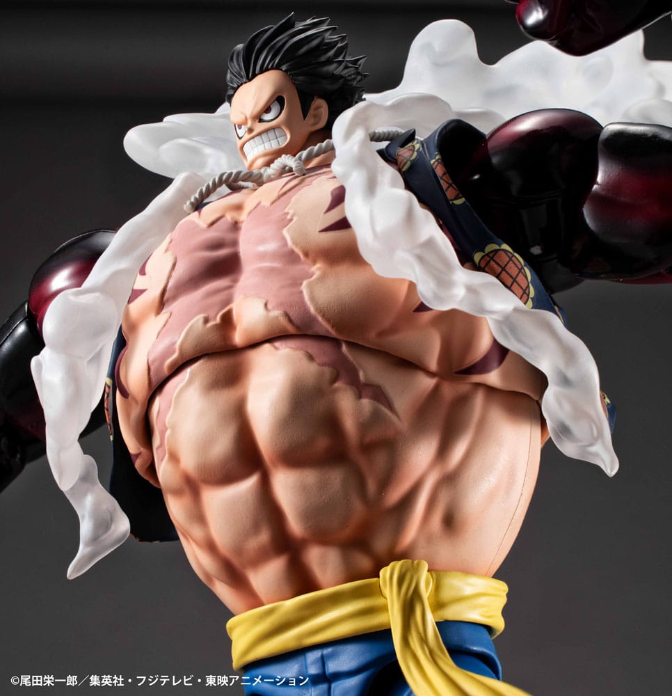 One Piece Figura Action Heroes Nami Monkey D. Luffy Gear 4 Boundman 20 cm   Megahouse