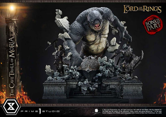 El Señor de los Anillos Estatua Premium Masterline Series 1/6 Cave Troll of Moria Bonus Version 91 cm