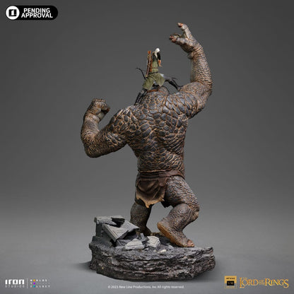 El Señor de los Anillos Estatua 1/10 Deluxe Art Scale Cave Troll and Legolas  