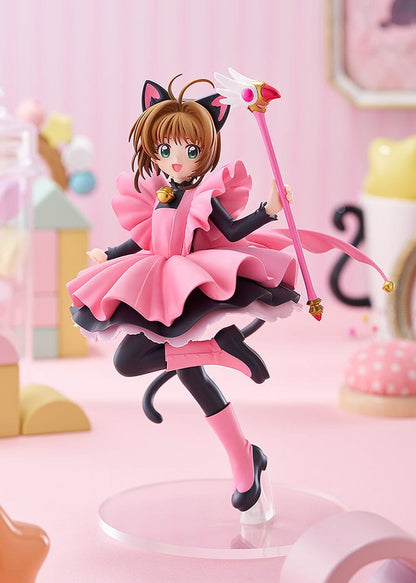 Cardcaptor Sakura Estatua PVC Pop Up Parade Sakura Kinomoto: Black Cat Costume Ver. L Size 22 cm   GOOD SMILE