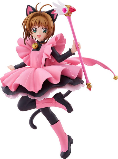 Cardcaptor Sakura Estatua PVC Pop Up Parade Sakura Kinomoto: Black Cat Costume Ver. L Size 22 cm   GOOD SMILE