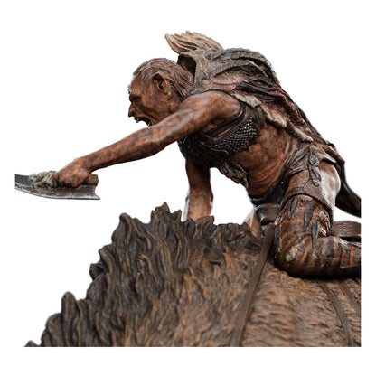 El Señor de los Anillos Estatua Sharkû on Warg 18 cm