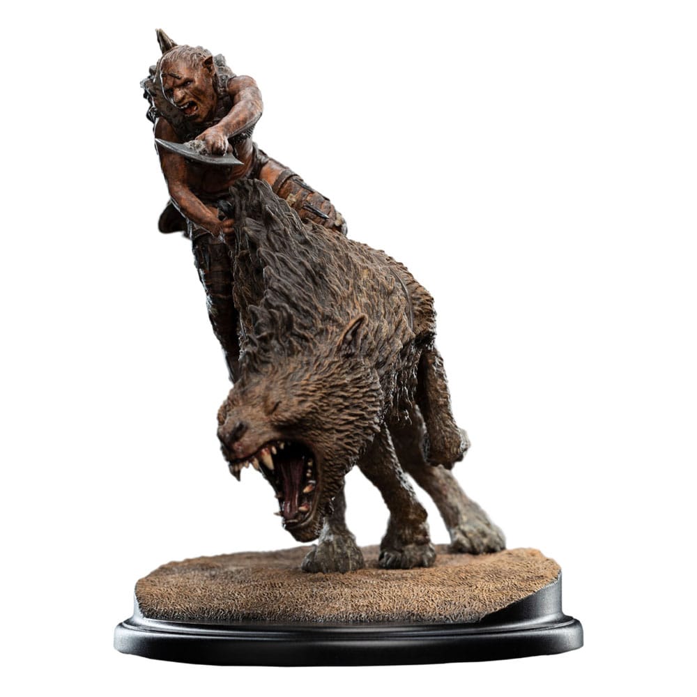 El Señor de los Anillos Estatua Sharkû on Warg 18 cm