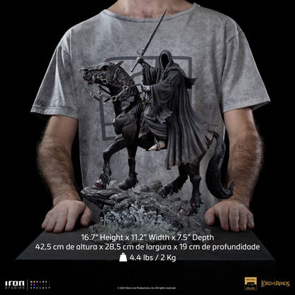 El Señor de los Anillos Estatua 1/10 Deluxe Art Scale Nazgul on Horse 42 cm  