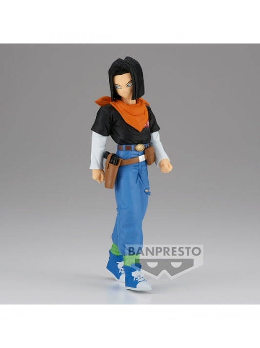 Figura Android 17 Solid Edge Work Dragon Ball Z 17cm  