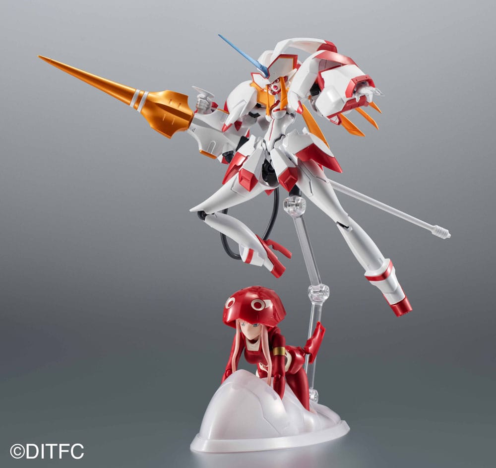 Figuras Darling in the Franxx S.H. Figuarts x The Robot Spirits Zero Two & Strelizia  