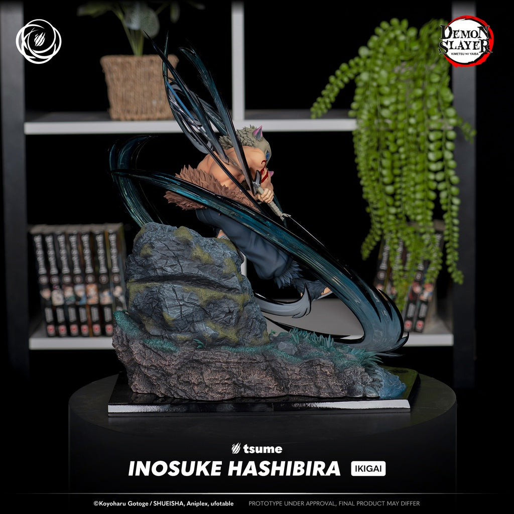 Estatua de Inosuke Hashibira Demon Slayer Kimetsu no Yaiba Ikigai Tsume