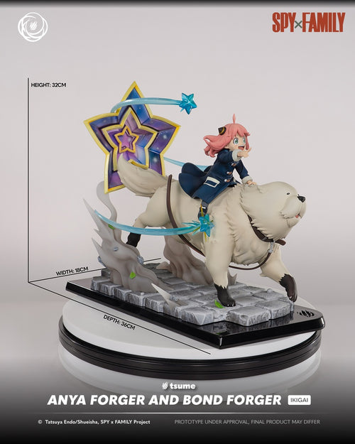 Figura Anya Forger & Bond Forger Spy x Family Ikigai Tsume   Tsume