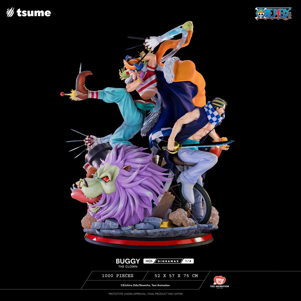 One Piece Figura 1/4 HQS Dioramax Buggy the Clown