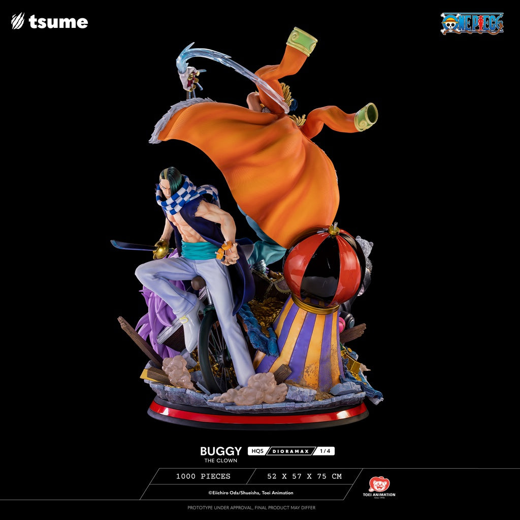 One Piece Figura 1/4 HQS Dioramax Buggy the Clown