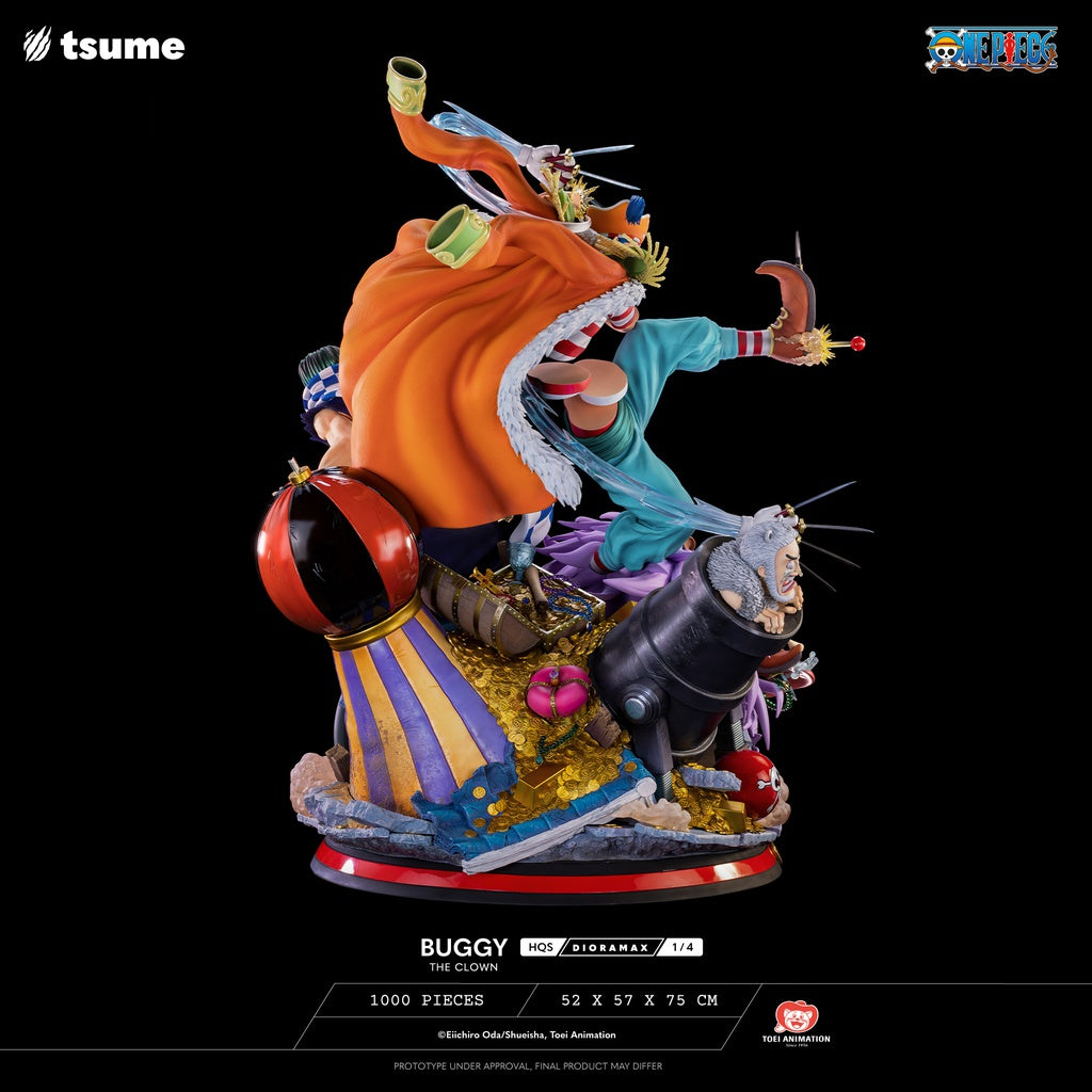 One Piece Figura 1/4 HQS Dioramax Buggy the Clown