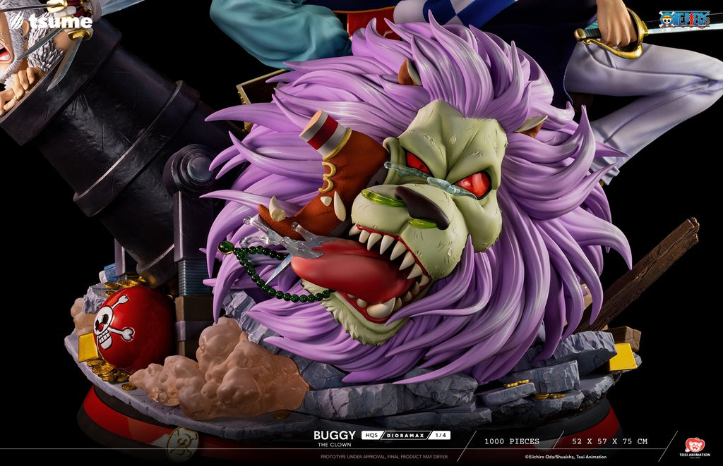 One Piece Figura 1/4 HQS Dioramax Buggy the Clown