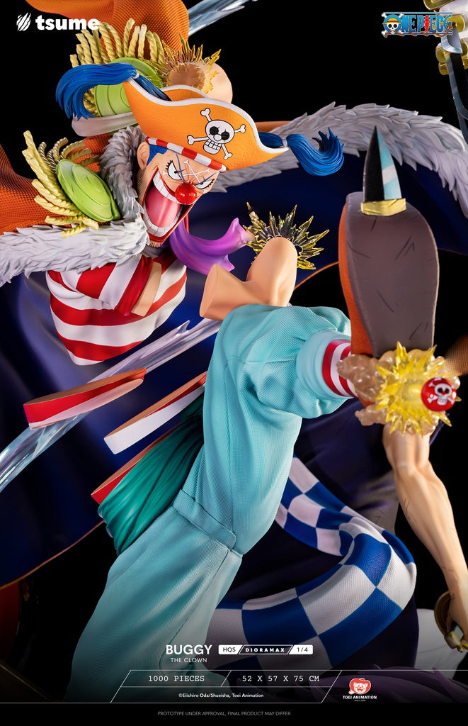 One Piece Figura 1/4 HQS Dioramax Buggy the Clown