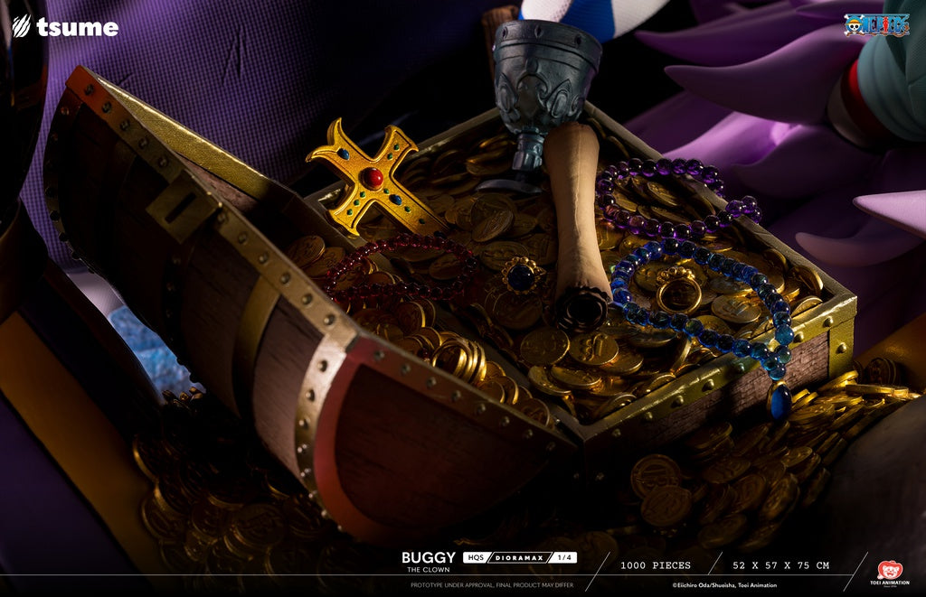 One Piece Figura 1/4 HQS Dioramax Buggy the Clown