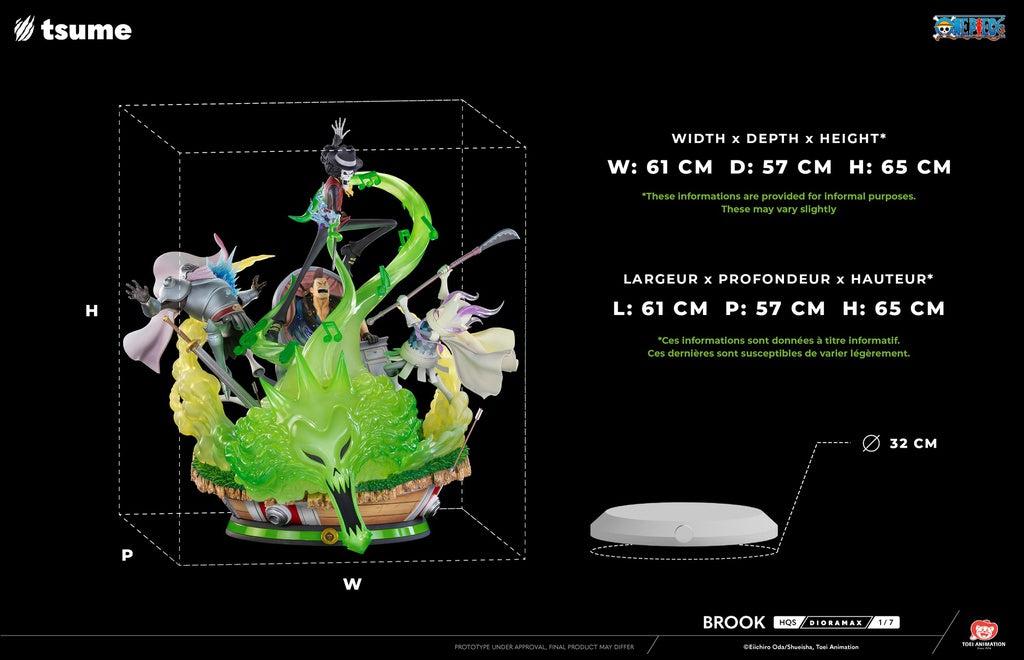 One Piece Figura 1/7 HQS Dioramax Brook