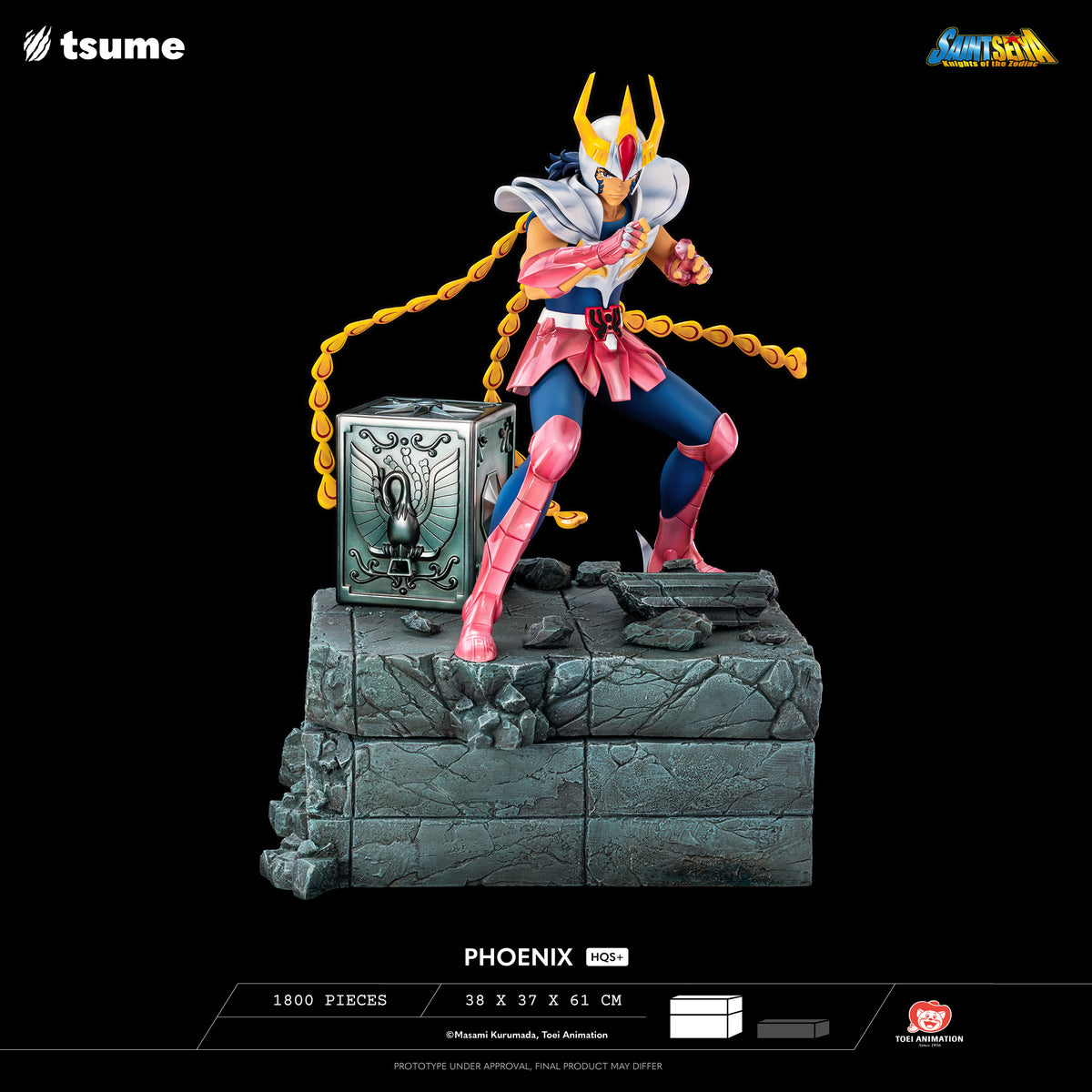 Figura Phoenix HQS+ Tsume 1/4 Saint Seiya