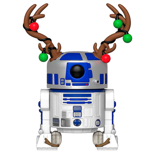 Figura POP Star Wars Holiday R2-D2 with Antlers   FUNKO