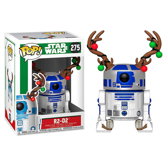 Figura POP Star Wars Holiday R2-D2 with Antlers   FUNKO