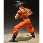 Figura Son Goku Saiyan Raised on Earth Dragon Ball 14Cm   TAMASHII NATIONS