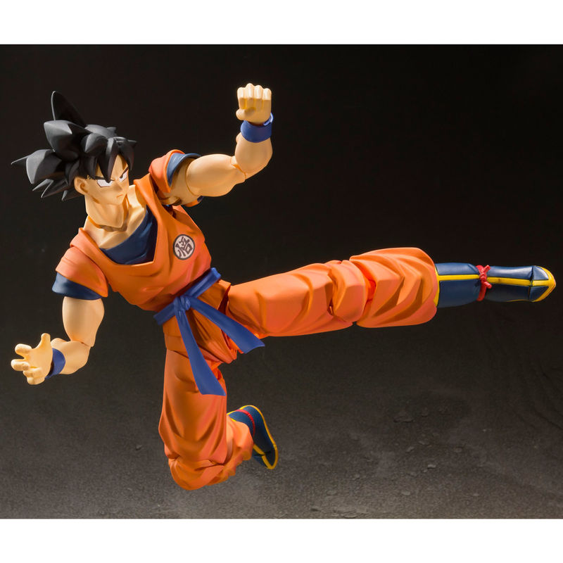 Figura Son Goku Saiyan Raised on Earth Dragon Ball 14Cm