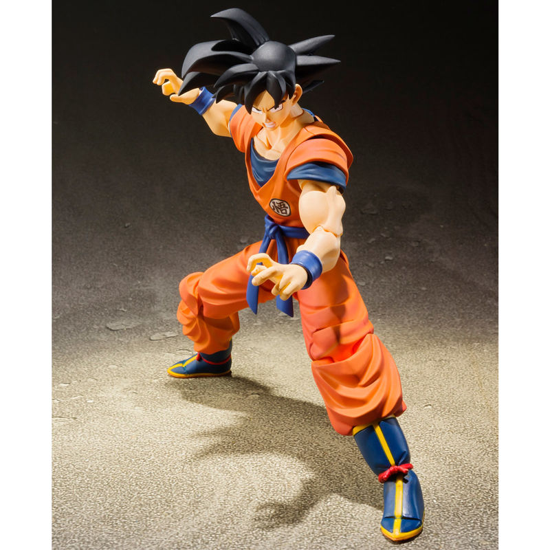 Figura Son Goku Saiyan Raised on Earth Dragon Ball 14Cm