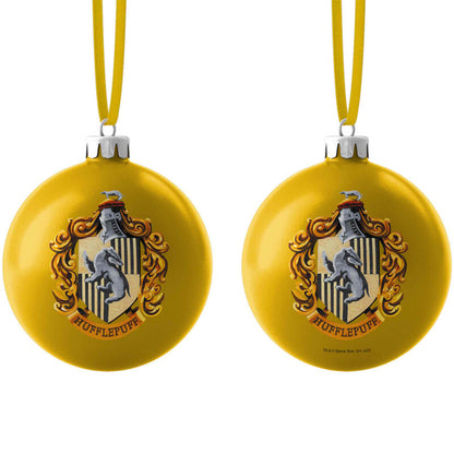 6 Bolas Navidad Hufflepuff Harry Potter   SD TOYS