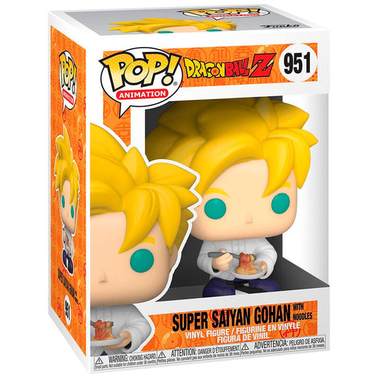 Figura POP Dragon Ball Z Super Saiyan Gohan With Noodles