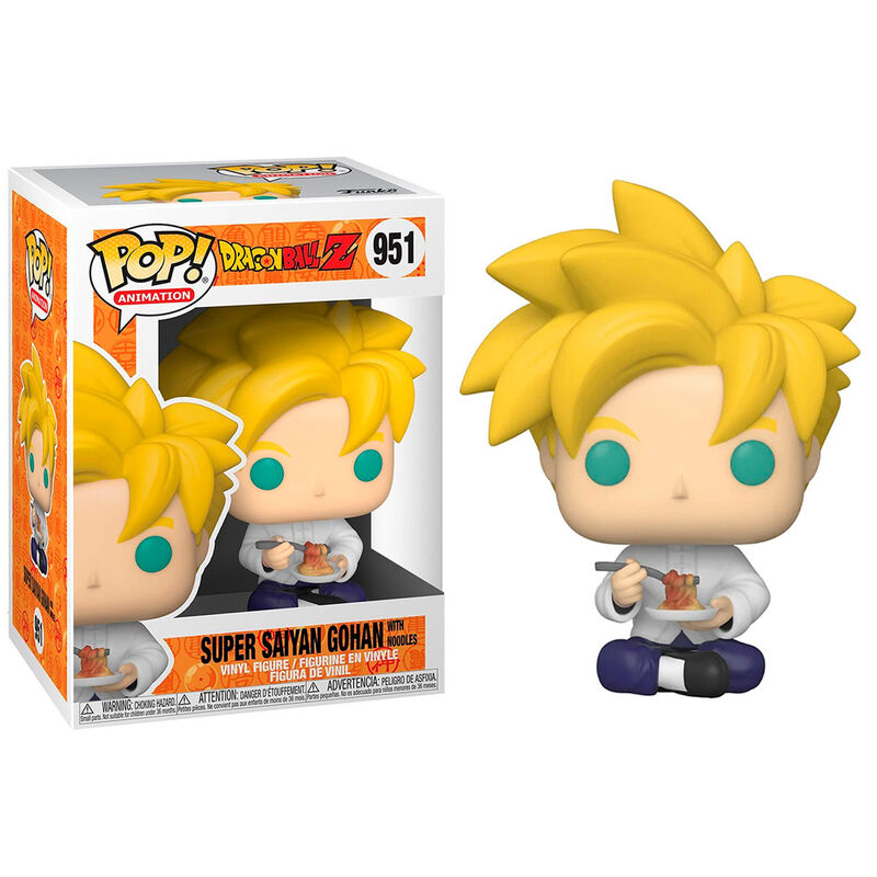 Figura POP Dragon Ball Z Super Saiyan Gohan With Noodles