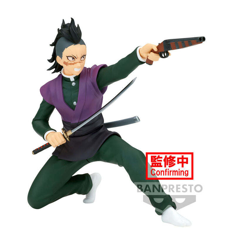 Figura Genya Shinazugawa Vibration Stars Demon Slayer Kimetsu no Yaiba 12Cm