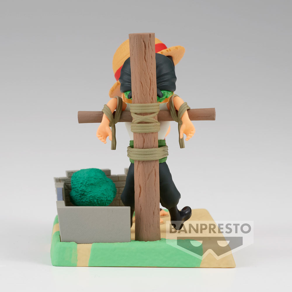 Figura Monkey D Luffy & Roronoa Zoro Log Stories One Piece 7Cm