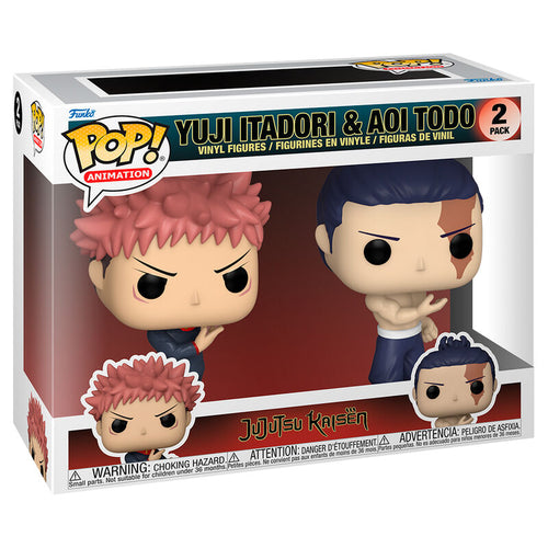 Blister 2 Figuras POP Jujutsu Kaisen Yuji Itadori & Aoi Todo